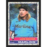 2025 Topps Heritage Chrome Silver Sparkle Refractors #254 Lake Bachar