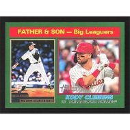 2025 Topps Heritage Green #67 K. Clemens/R. Clemens Father & Son - Big Leaguers