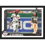 2025 Topps #639 E. De La Cruz/CJ Abrams Think Fast! Checklist