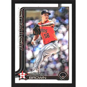 2025 Topps #693 Hunter Brown