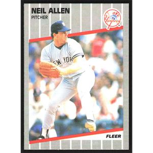 1989 Fleer #250 Neil Allen