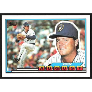 1989 Topps Big #33 Don August