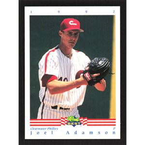 1992 Classic/Best #74 Joel Adamson