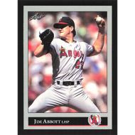 1992 Leaf #1 Jim Abbott