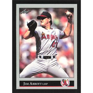 1992 Leaf #1 Jim Abbott