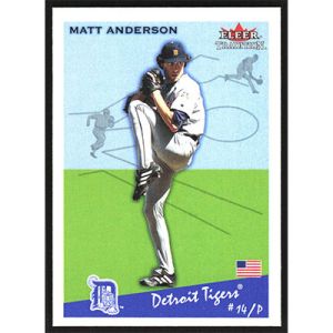 2002 Fleer Tradition #200 Matt Anderson