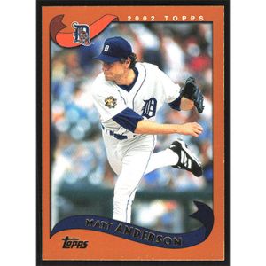 2002 Topps #602 Matt Anderson
