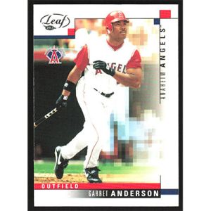 2003 Leaf #4 Garret Anderson