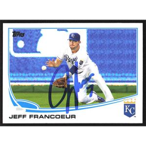 2013 Topps #470 Jeff Francoeur Autographed