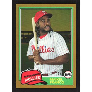 2018 Topps Archives Gold Foil #235 Maikel Franco