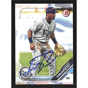 2019 Bowman Draft #BD-93 Wander Franco Autographed