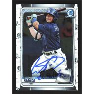 2020 Bowman Chrome Prospects #BCP-1 Wander Franco El Patron Inscription Autographed