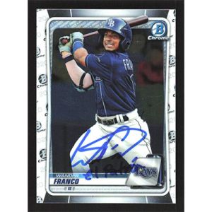 2020 Bowman Chrome Prospects #BCP-1 Wander Franco El Patron Inscription Autographed