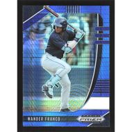 2020 Panini Prizm Draft Picks Blue and Carolina Blue Hyper #PDP116 Wander Franco