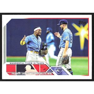 2023 Topps Update #US138 W. Franco/B. Lowe Veteran Combos