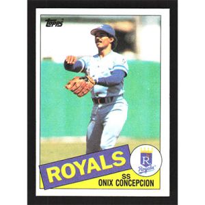 1985 Topps #697 Onix Concepcion