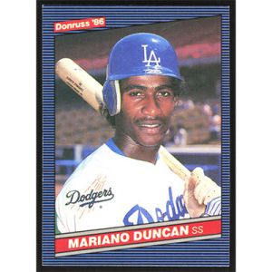 1986 Donruss #128 Mariano Duncan