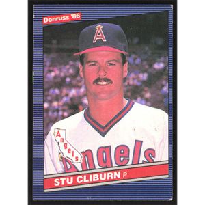 1986 Donruss #301 Stu Cliburn