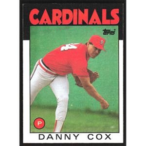 1986 Topps #294 Danny Cox