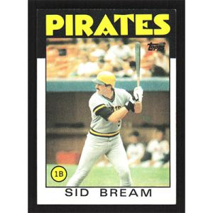1986 Topps #589 Sid Bream