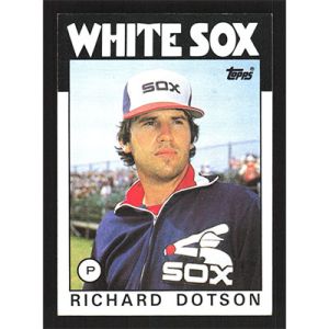 1986 Topps #612 Richard Dotson