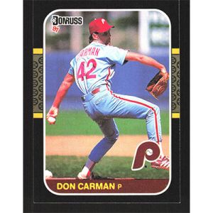 1987 Donruss #432 Don Carman