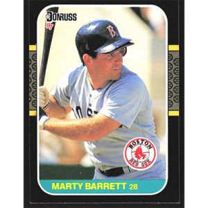 1987 Donruss #523 Marty Barrett