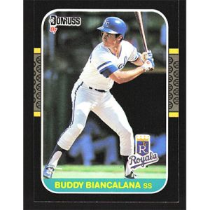 1987 Donruss #527 Buddy Biancalana