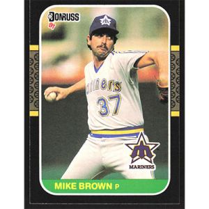 1987 Donruss #563 Mike Brown