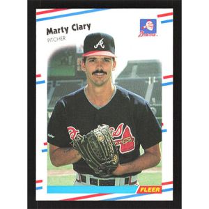 1988 Fleer #535 Marty Clary
