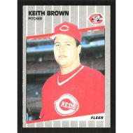 1989 Fleer #154 Keith Brown