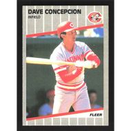 1989 Fleer #156 Dave Concepcion