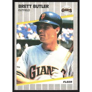 1989 Fleer #324 Brett Butler