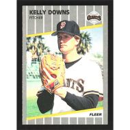 1989 Fleer #326 Kelly Downs