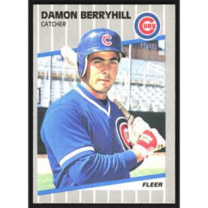 1989 Fleer #418 Damon Berryhill