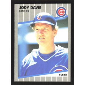 1989 Fleer #421 Jody Davis