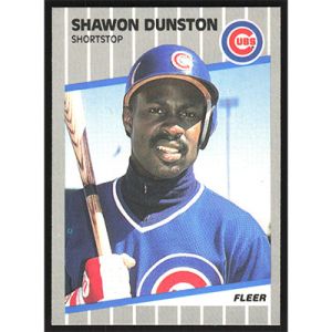 1989 Fleer #424 Shawon Dunston
