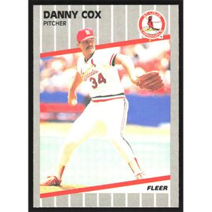 1989 Fleer #447 Danny Cox