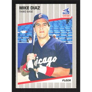 1989 Fleer #494 Mike Diaz
