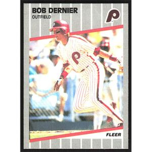 1989 Fleer #565 Bob Dernier