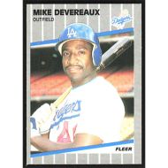 1989 Fleer #56 Mike Devereaux