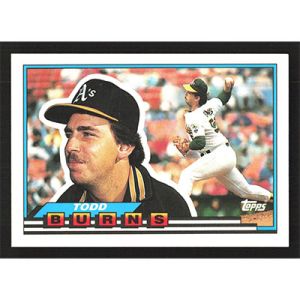 1989 Topps Big #10 Todd Burns