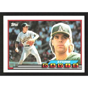 1989 Topps Big #121 Storm Davis