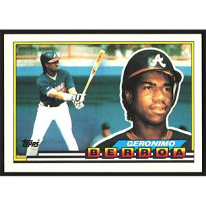 1989 Topps Big #297 Geronimo Berroa
