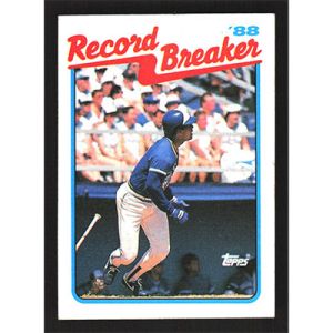 1989 Topps #1 George Bell Record Breaker