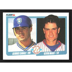 1990 Fleer #641 G. Canale/K. Maas Major League Prospects