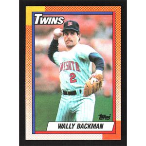 1990 Topps #218 Wally Backman