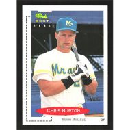 1991 Classic/Best #163 Chris Burton