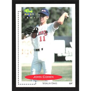 1991 Classic/Best #78 John Cohen