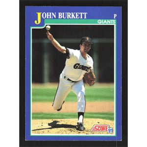 1991 Score #70 John Burkett